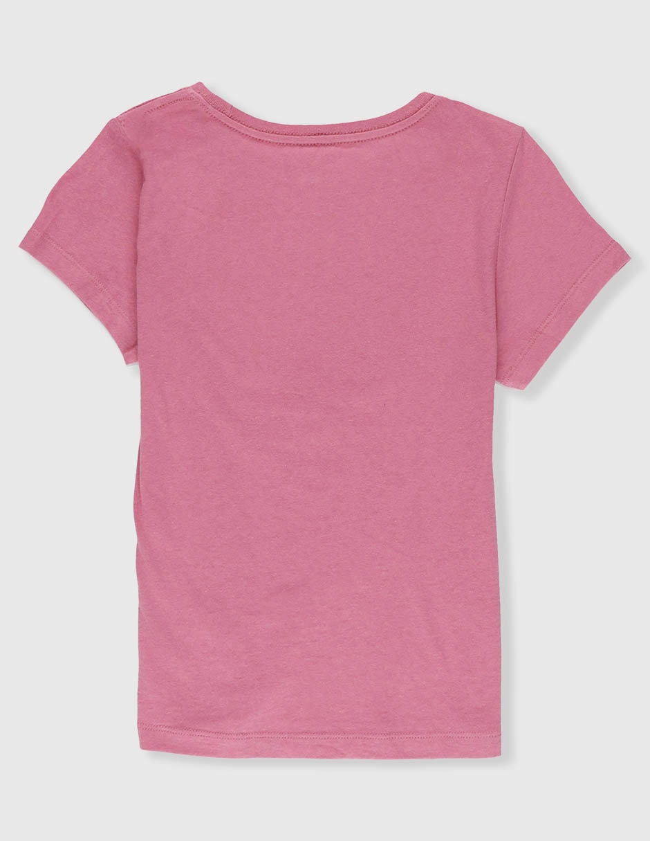 Playera manga corta para niña