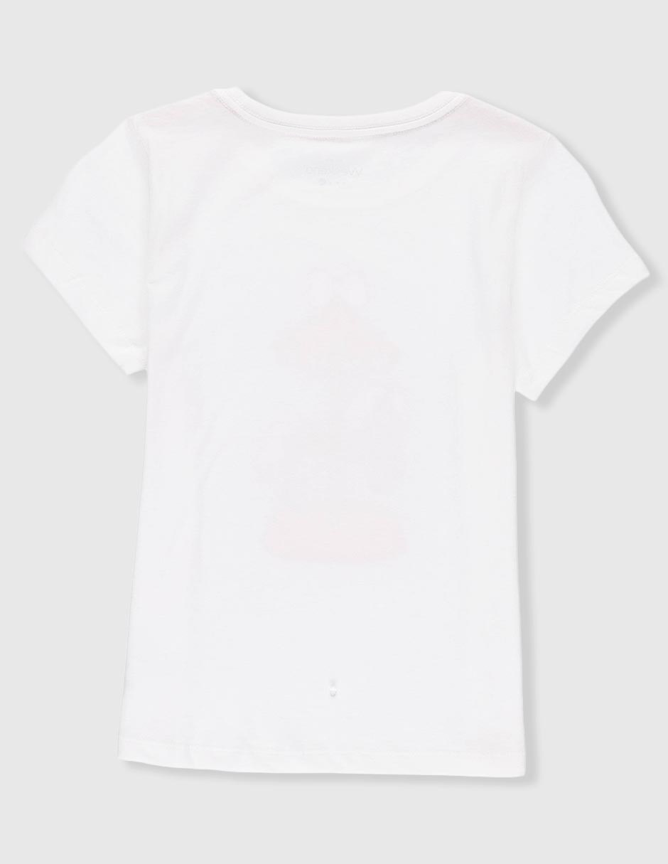 Playera Weekend manga corta para niña