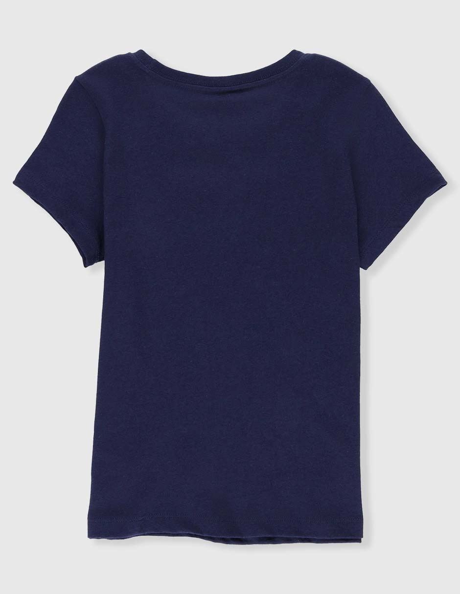 Playera manga corta para niña