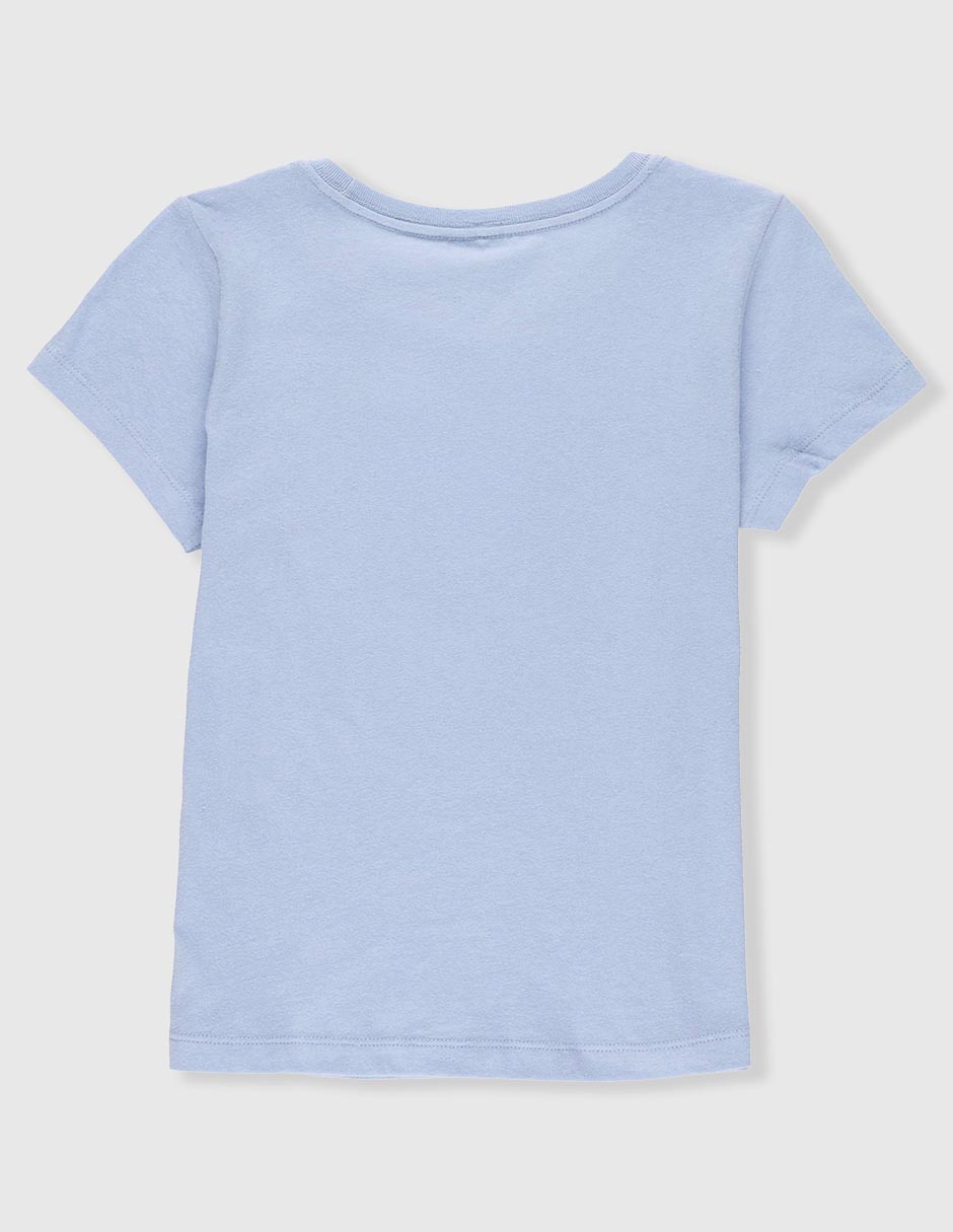 Playera manga corta para niña