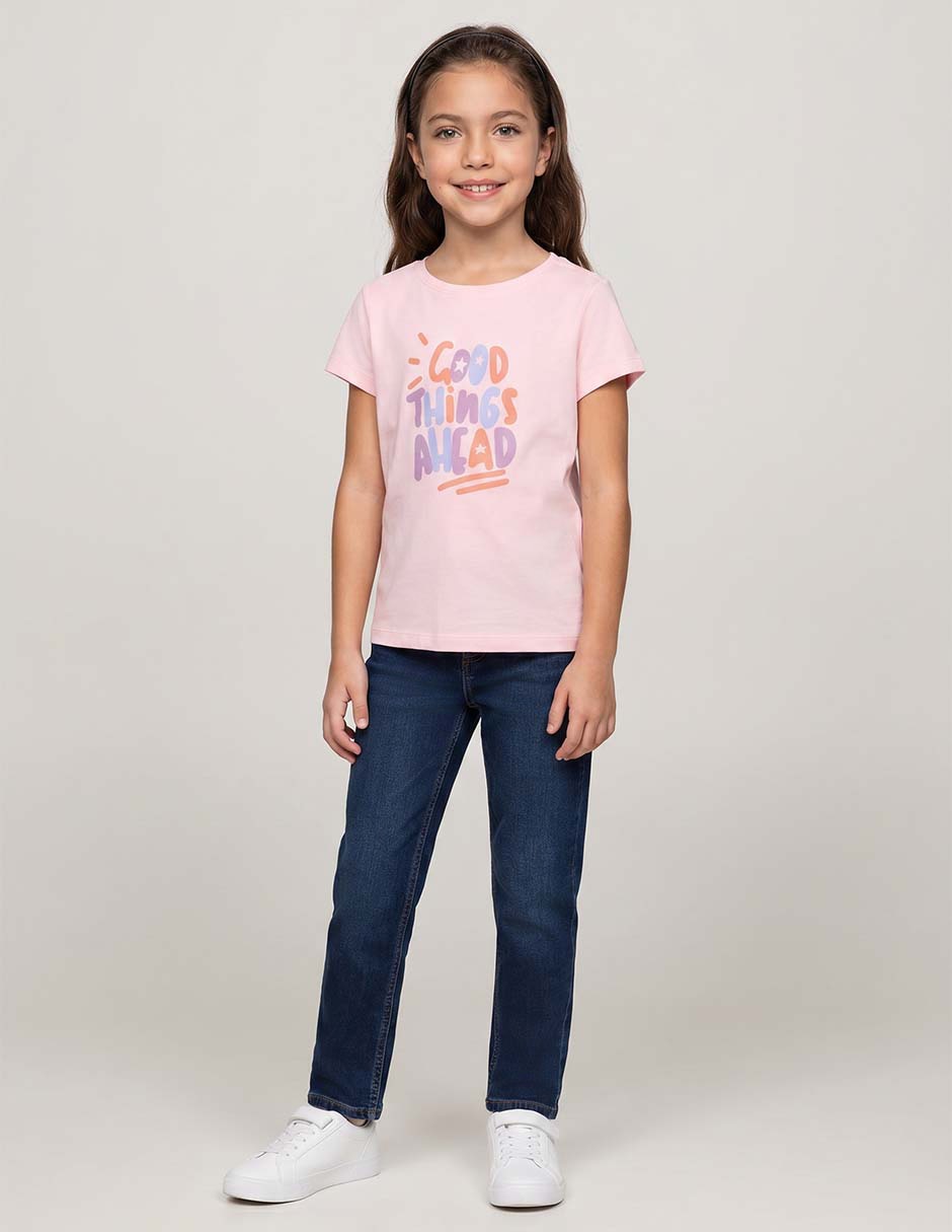 Playera manga corta para niña Playera manga corta para niña