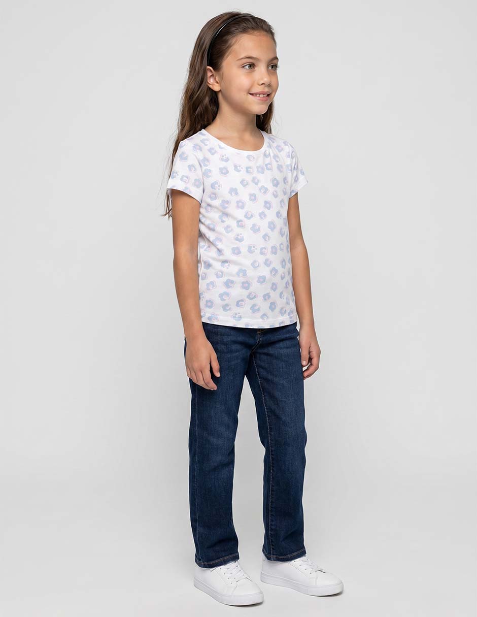 Playera manga corta para niña Playera manga corta para niña