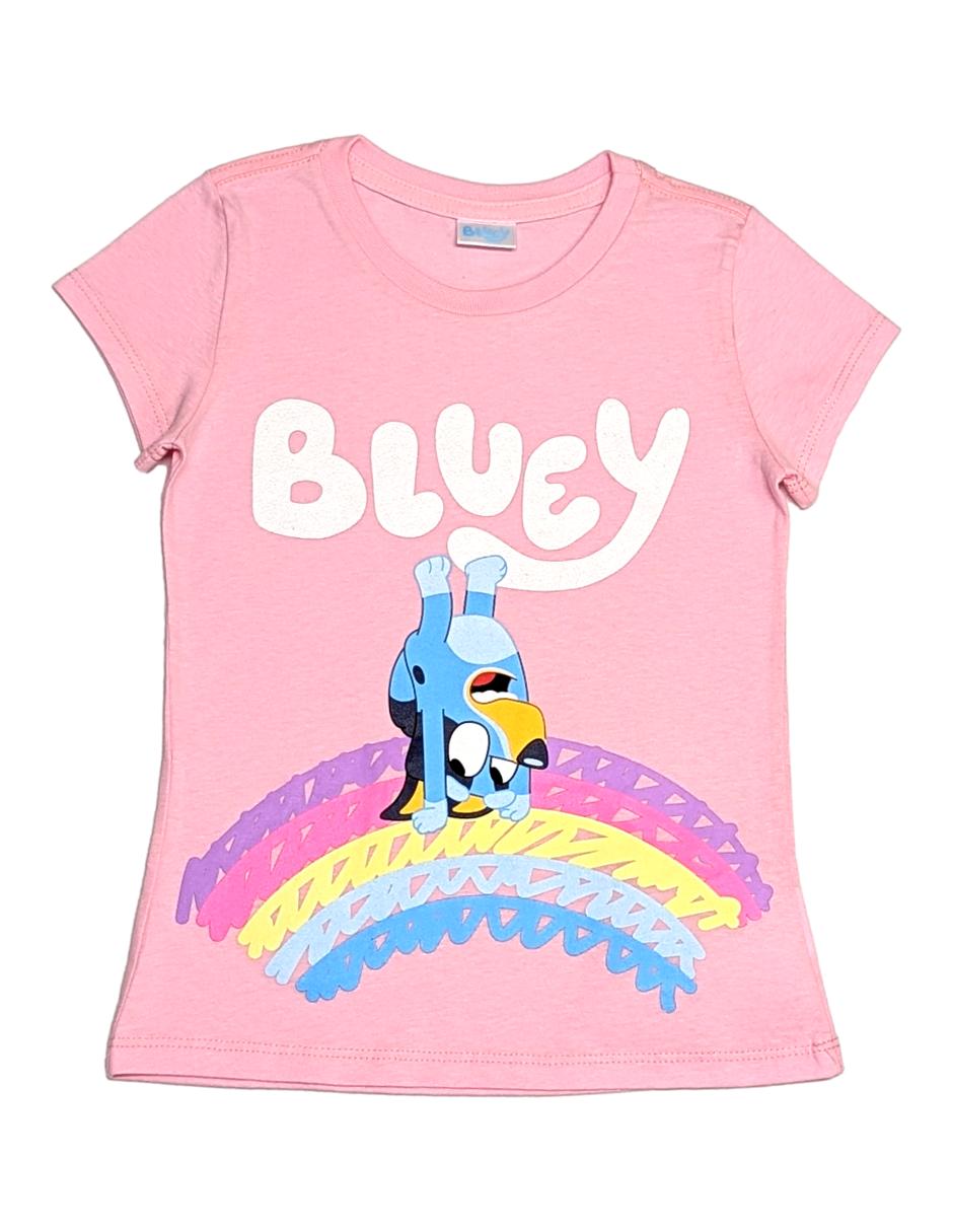 Playera Bluey y Bingo manga corta para niña Playera Bluey y Bingo manga corta para niña