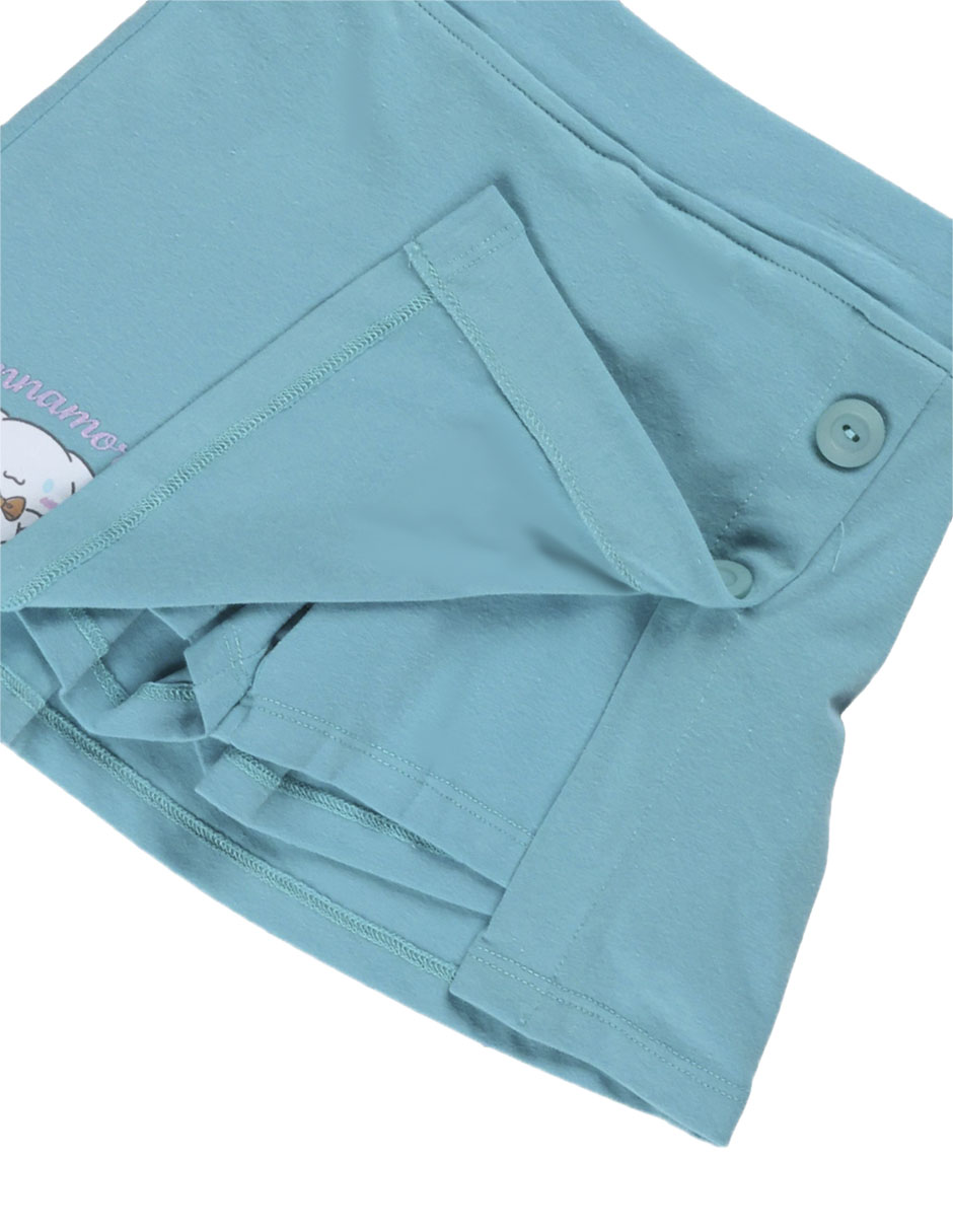 Falda short Hello Kitty Cinnamoroll de algodón para niña