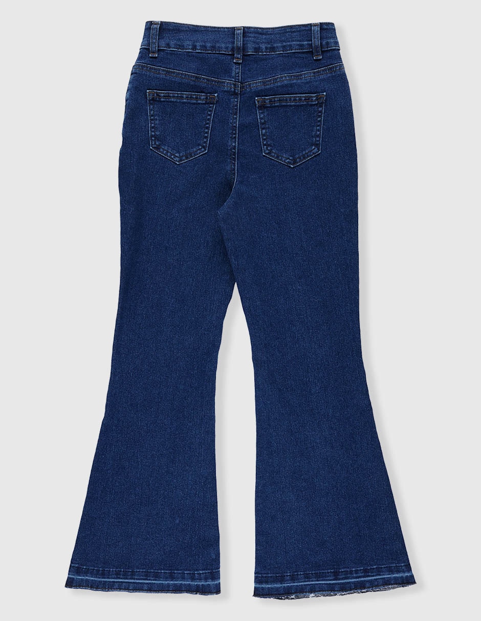 Jeans flare para niña 2