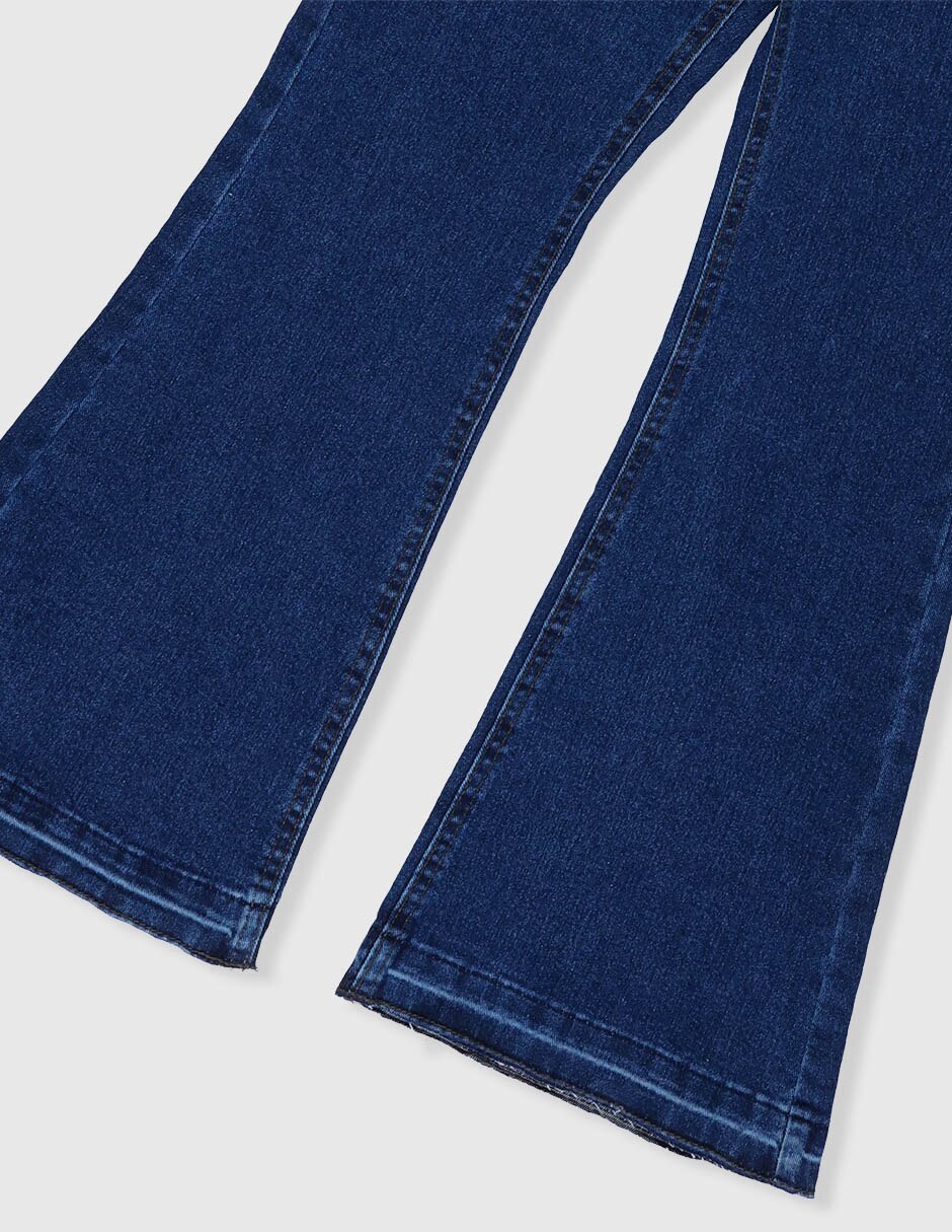 Jeans flare para niña 4
