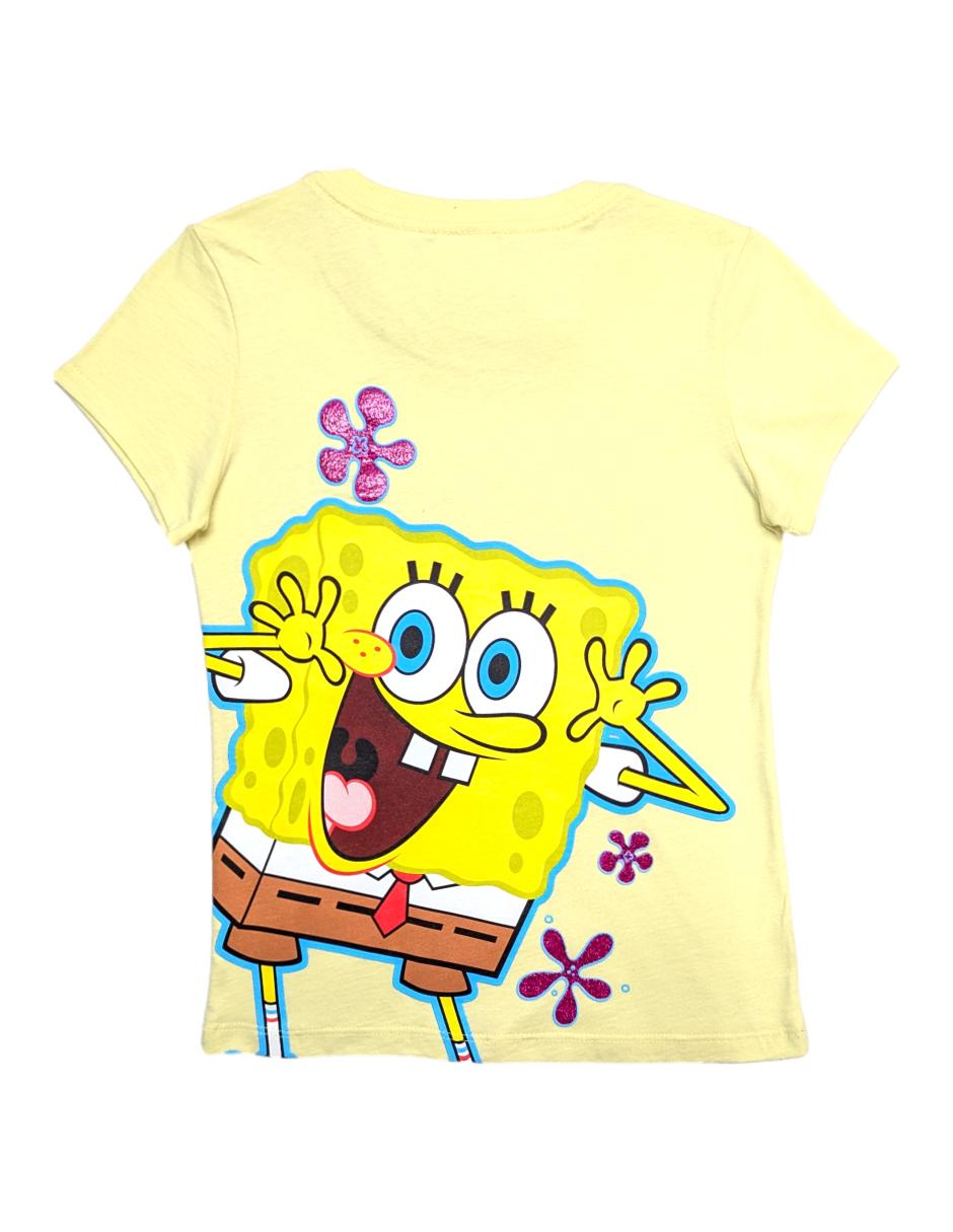 Playera Bob Esponja manga corta para niña 4