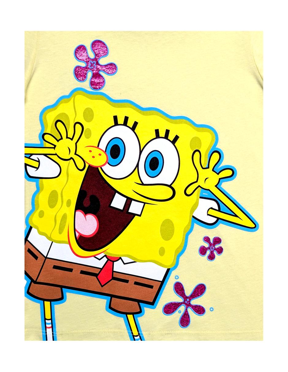 Playera Bob Esponja manga corta para niña 2