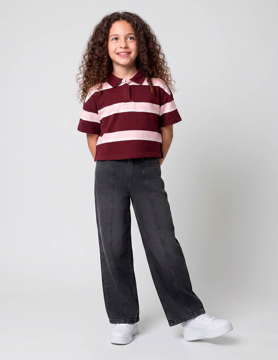 Playera manga corta para niña Playera manga corta para niña