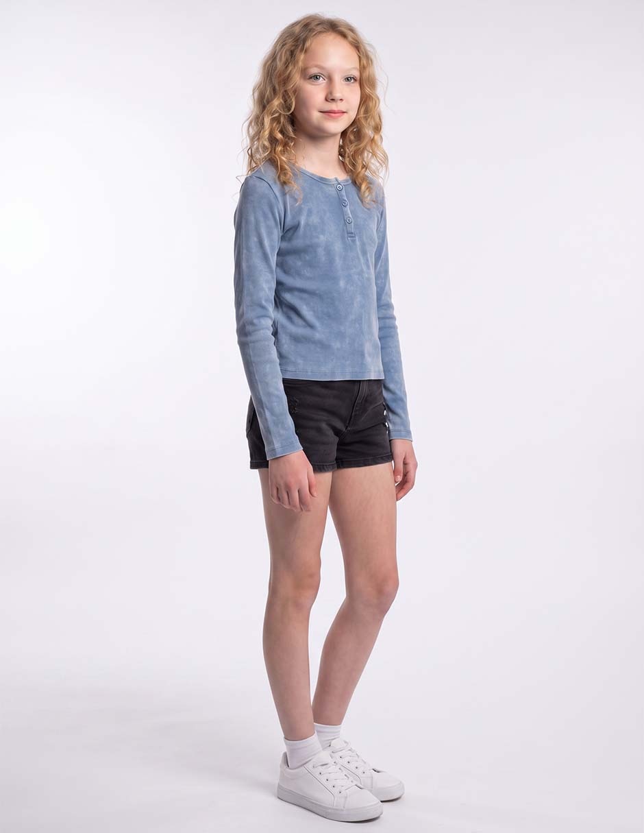 Playera manga larga para niña Playera manga larga para niña