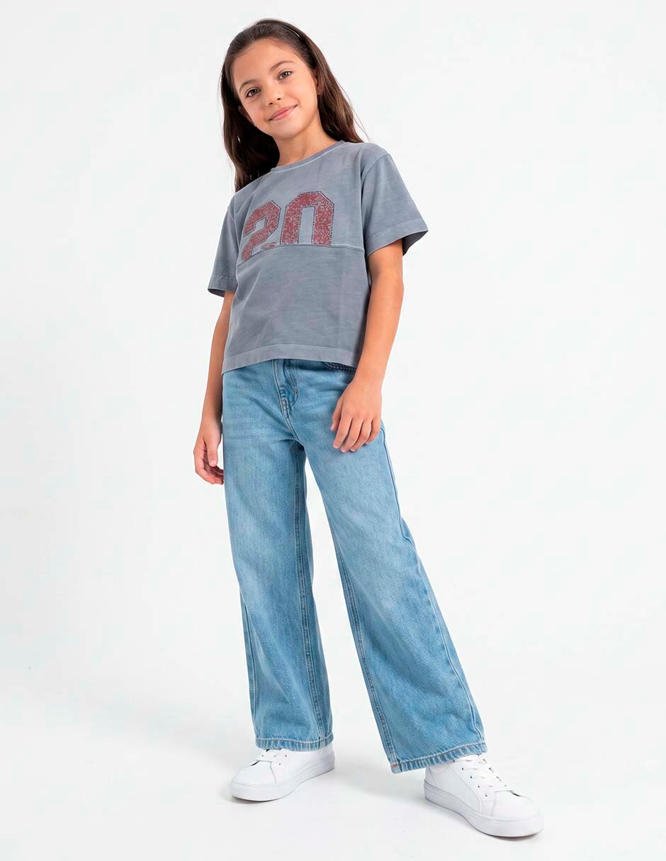 Playera manga corta para niña 5
