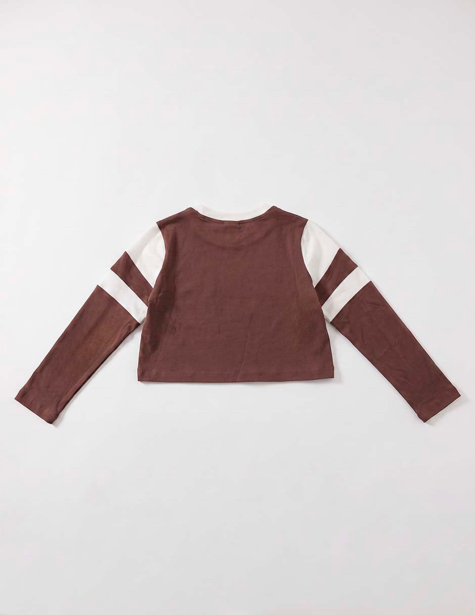 Playera manga larga para niña 2