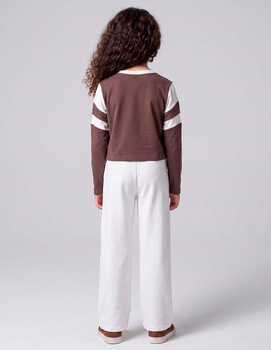 Playera manga larga para niña 6