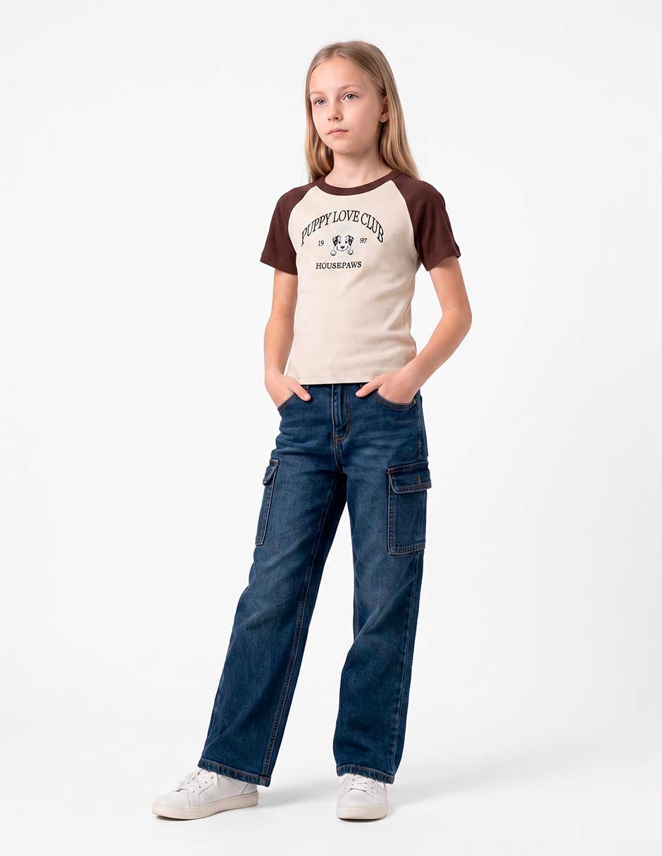 Playera manga corta para niña 5