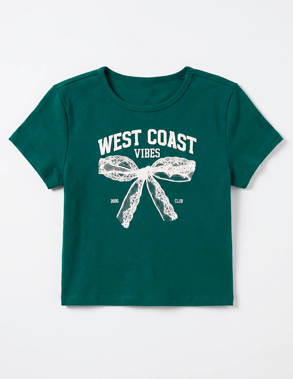 Playera manga corta para niña 2