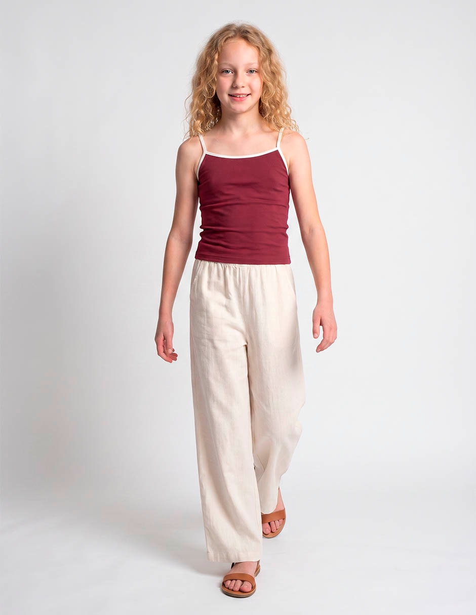 Blusa tirante delgado para niña 1