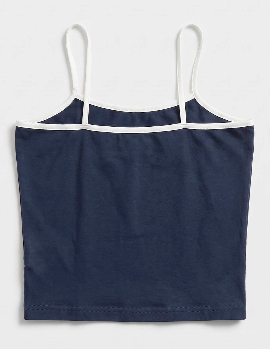 Blusa weekend tirante delgado para niña