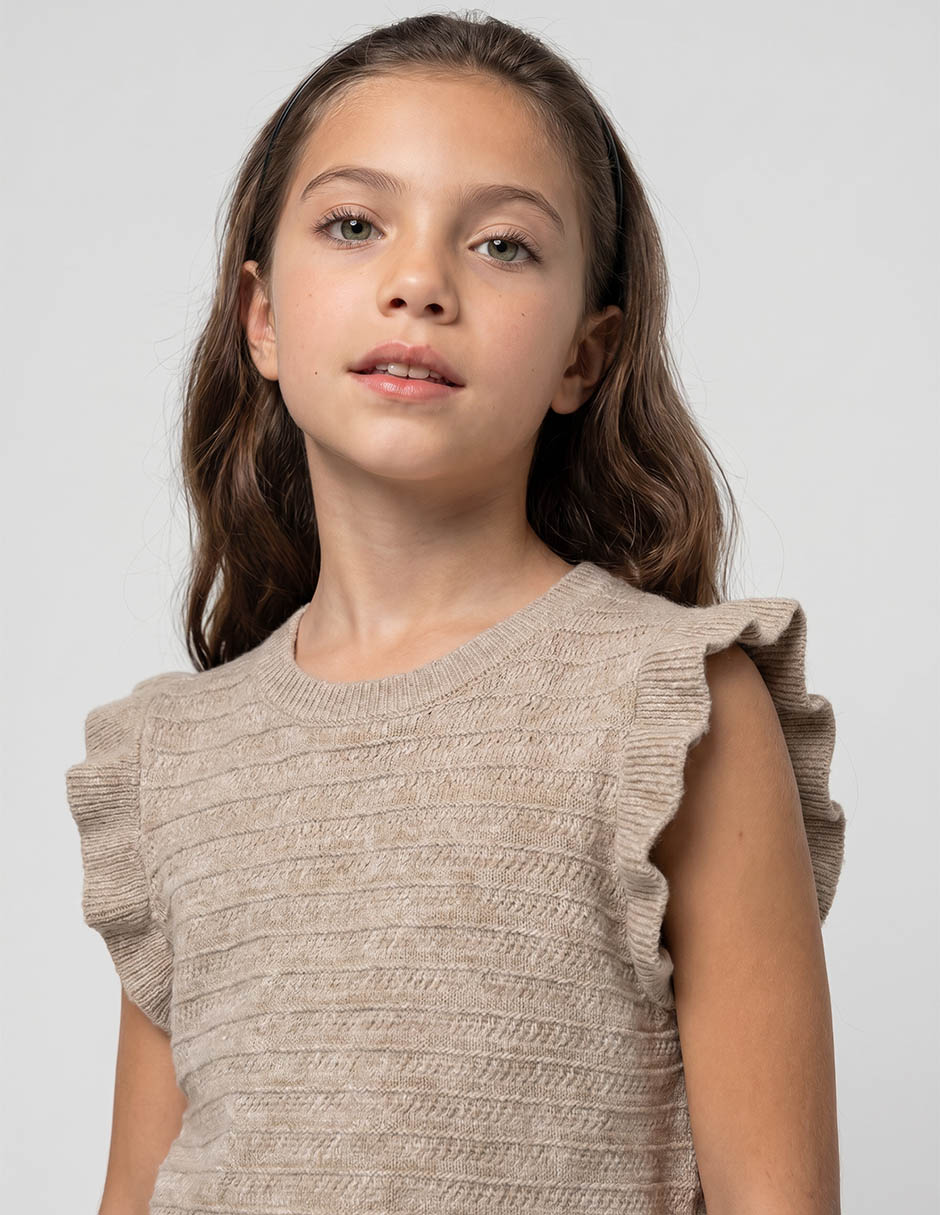 Chaleco para niña
