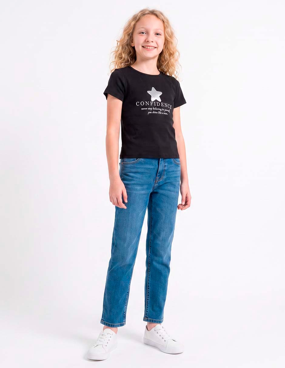 Playera manga corta para niña 5