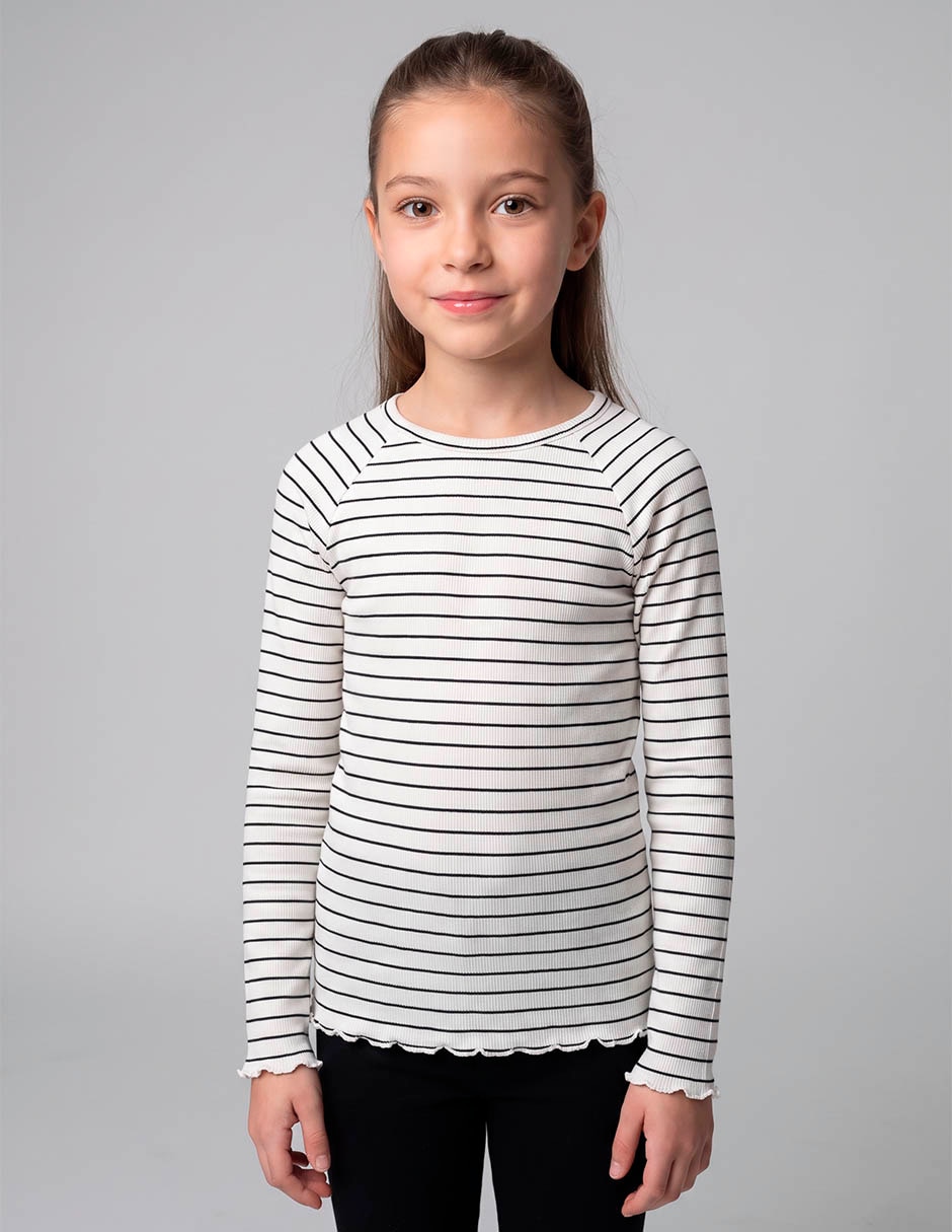 Playera manga larga para niña Playera manga larga para niña
