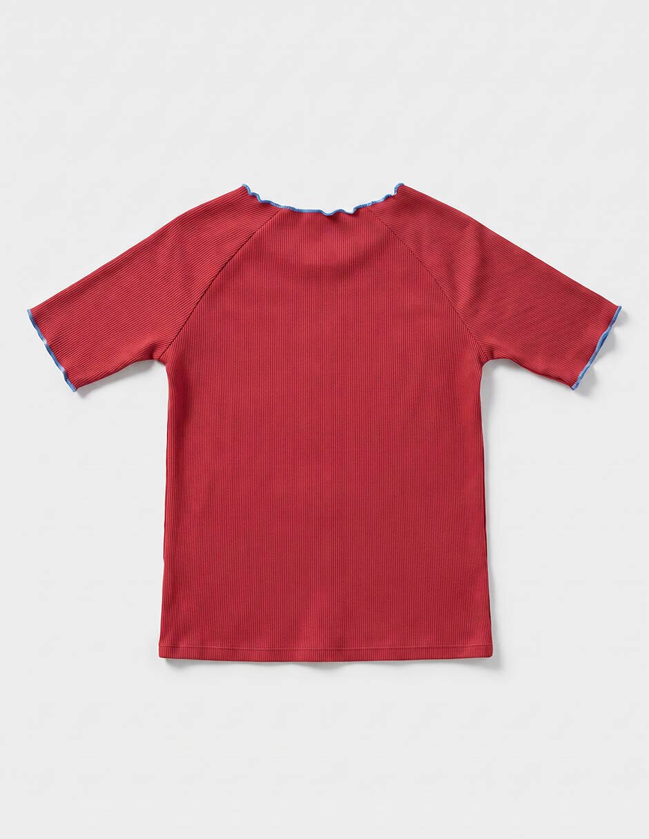 Playera Weekend manga al codo para niña