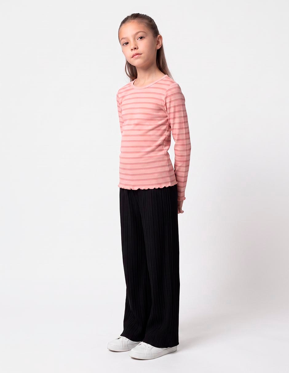 Playera manga larga para niña Playera manga larga para niña