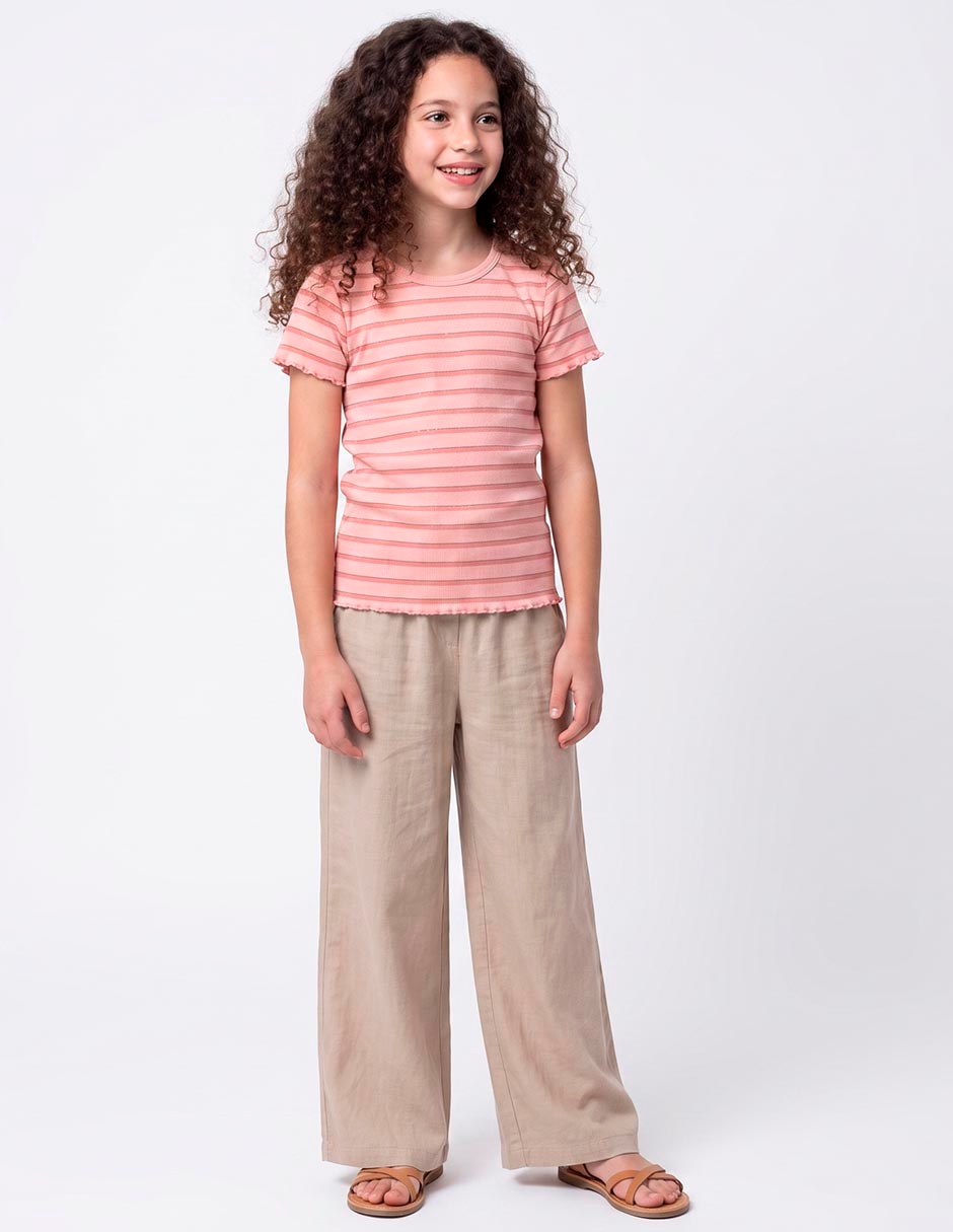 Playera manga corta para niña Playera manga corta para niña