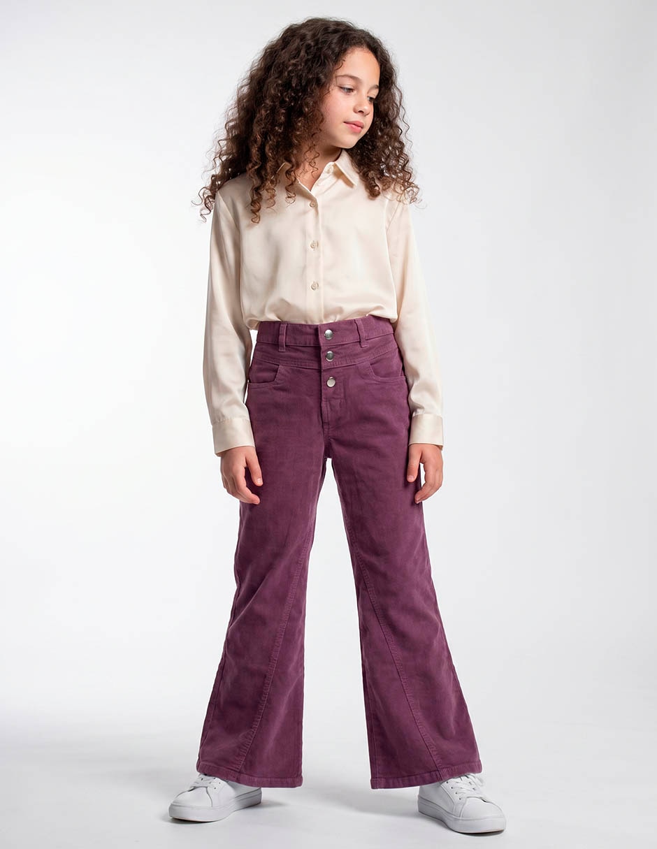 Pantalón flare para niña