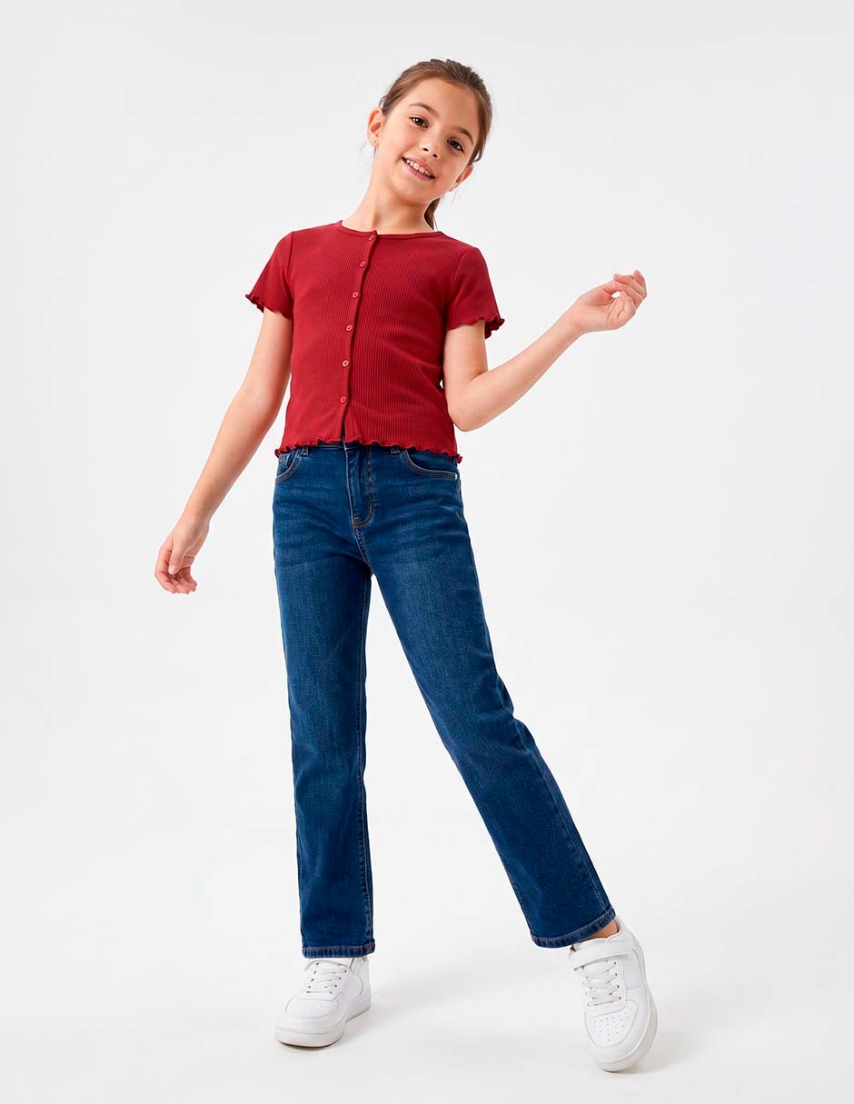 Playera manga corta para niña 5