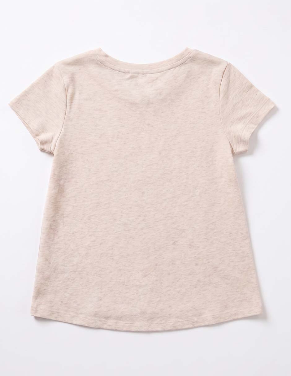 Playera manga corta para niña
