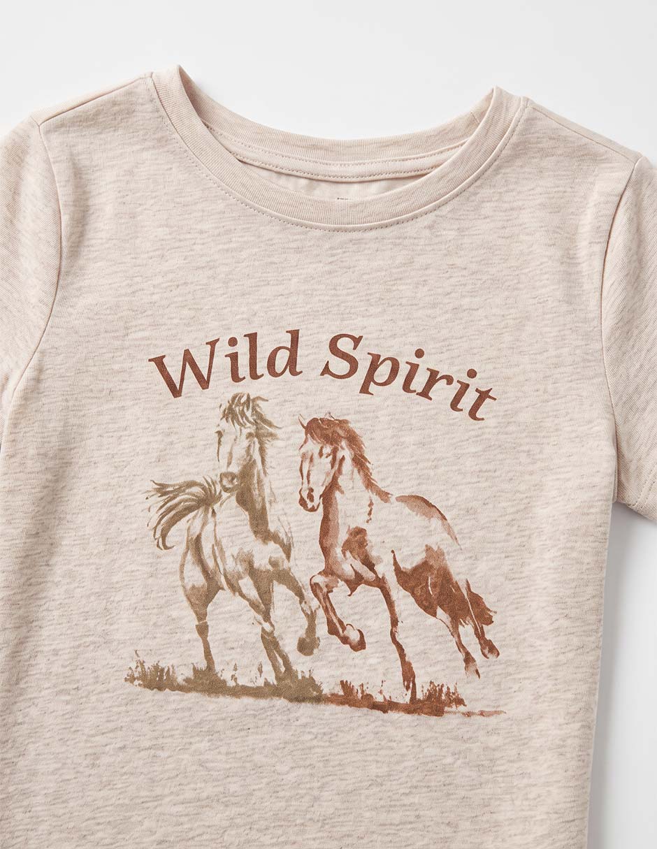 Playera manga corta para niña 6