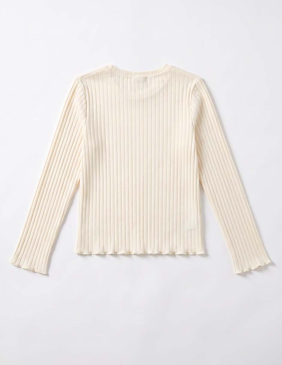 Playera manga larga para niña 3