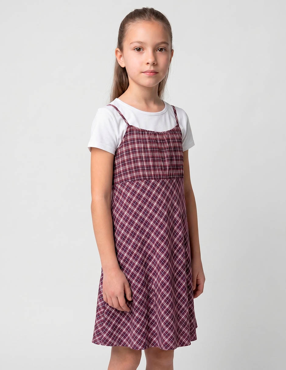 Vestido sin manga para niña