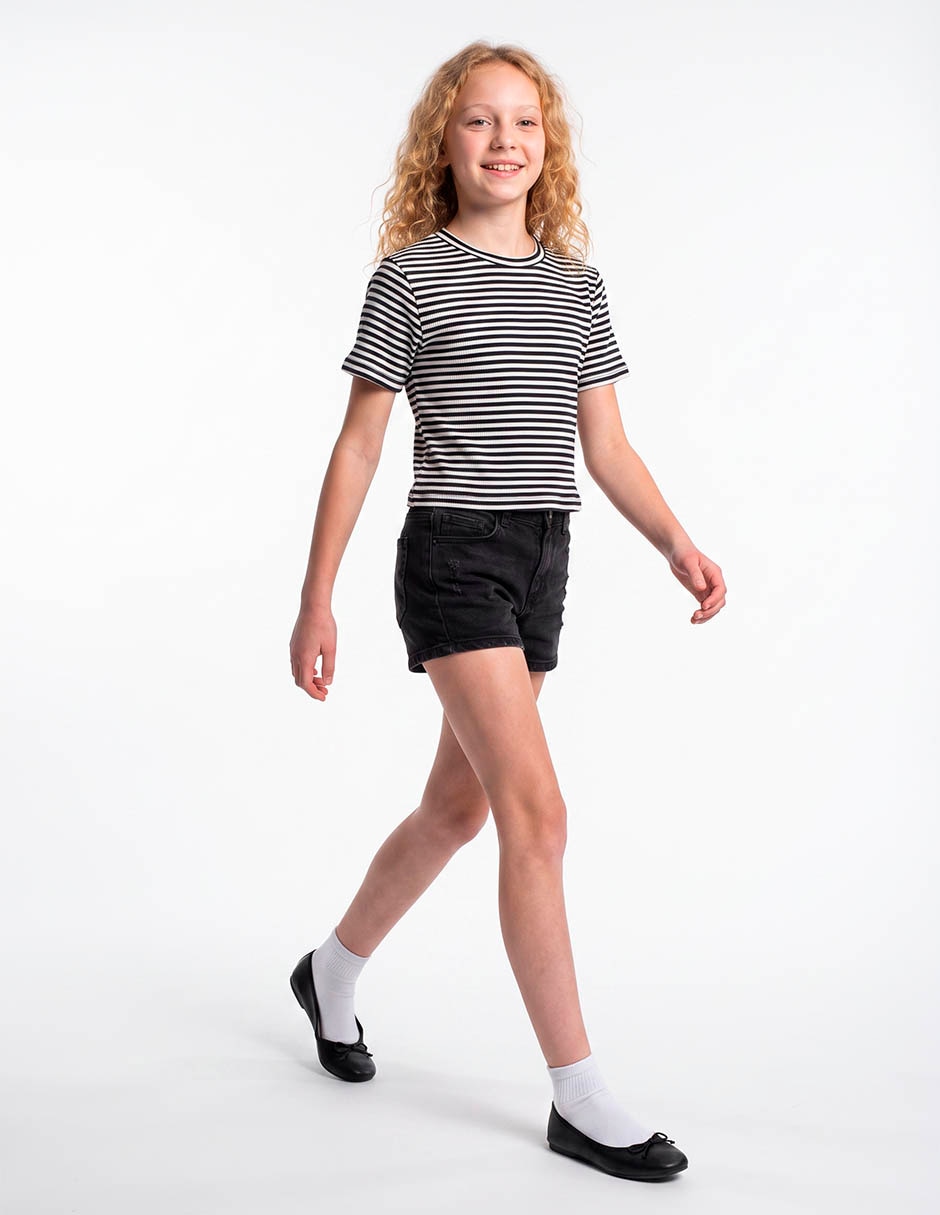 Playera manga corta para niña Playera manga corta para niña