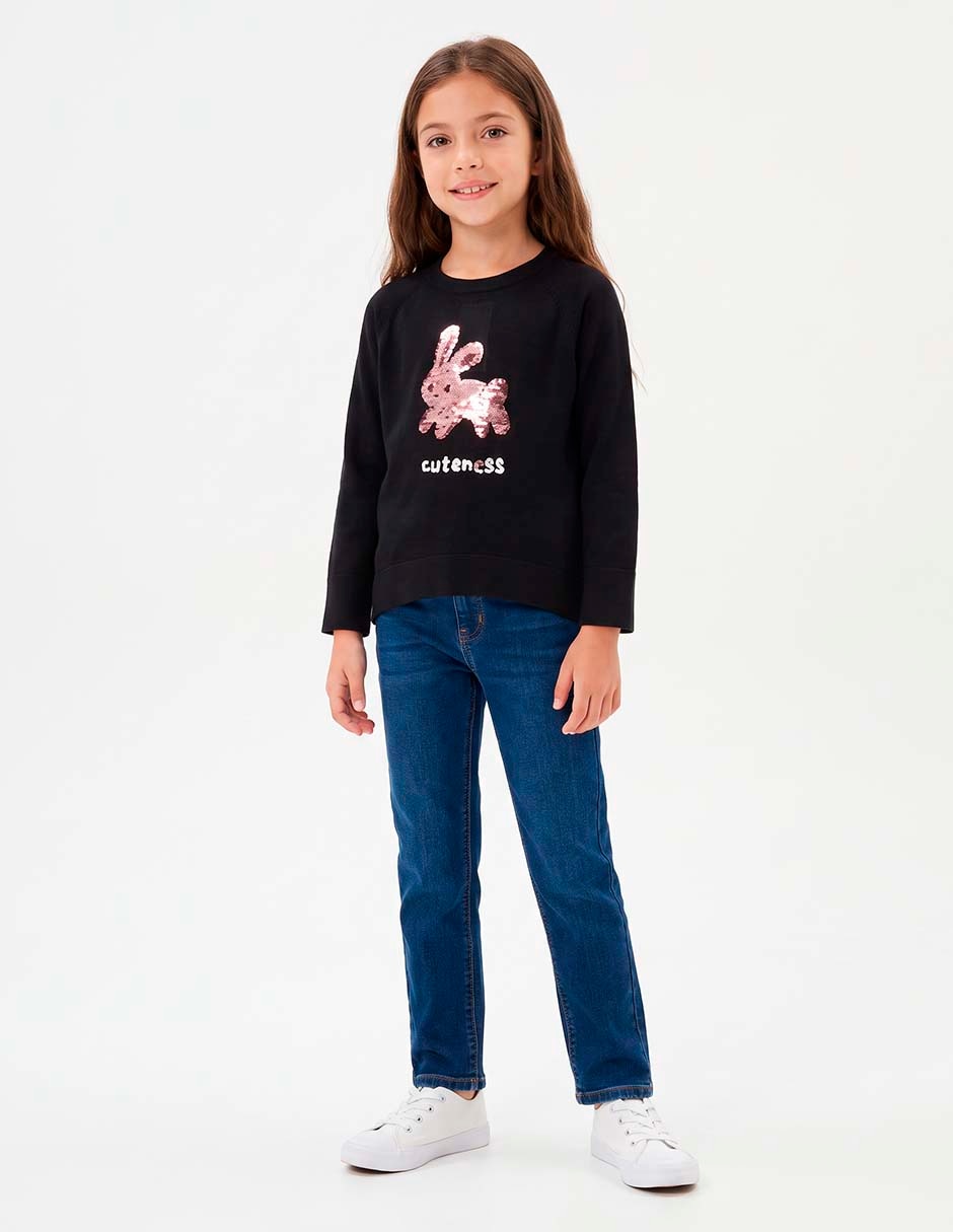 Suéter texturizado para niña Suéter texturizado para niña