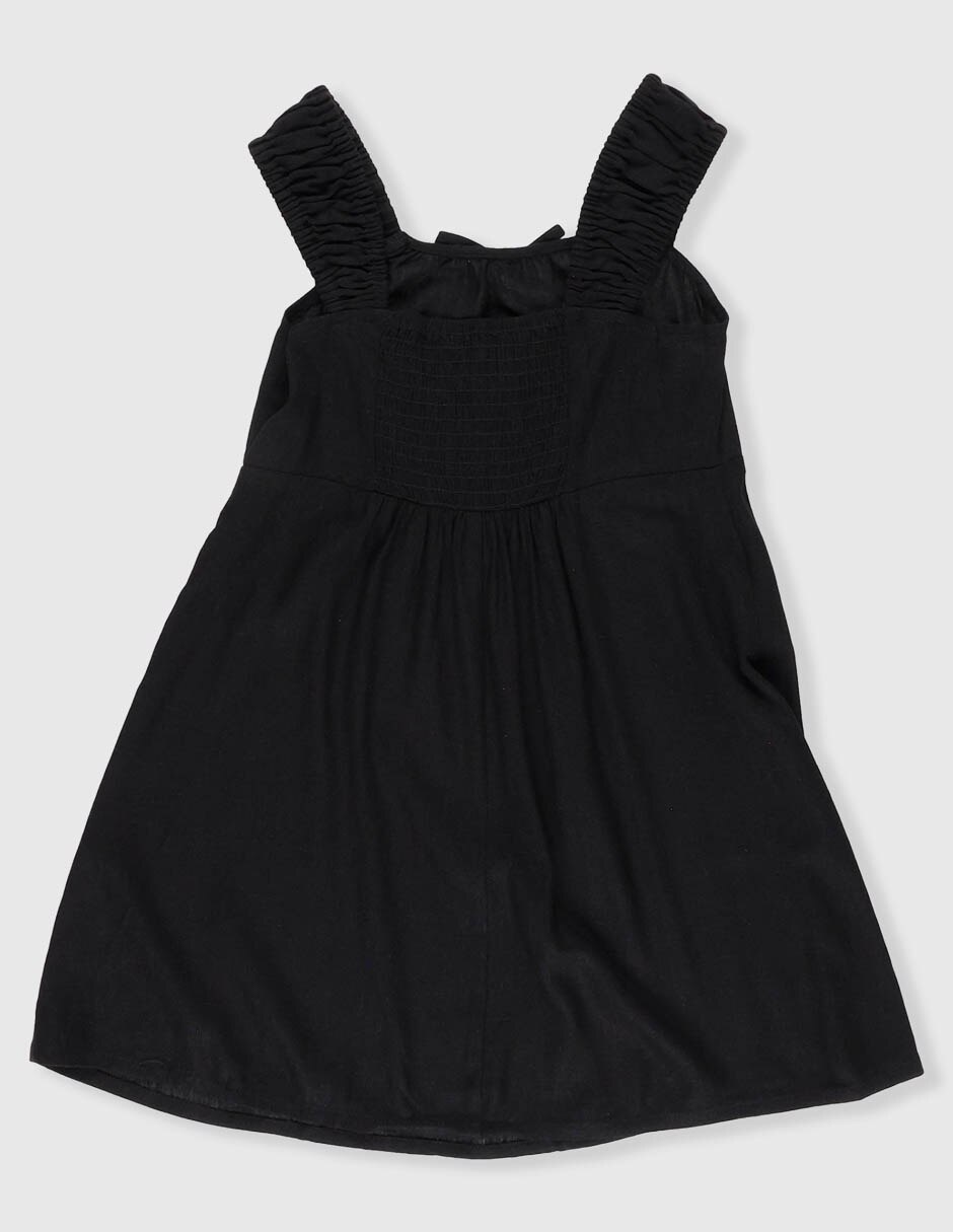 VESTIDO CORTO LISO LINEA "A" WK 3