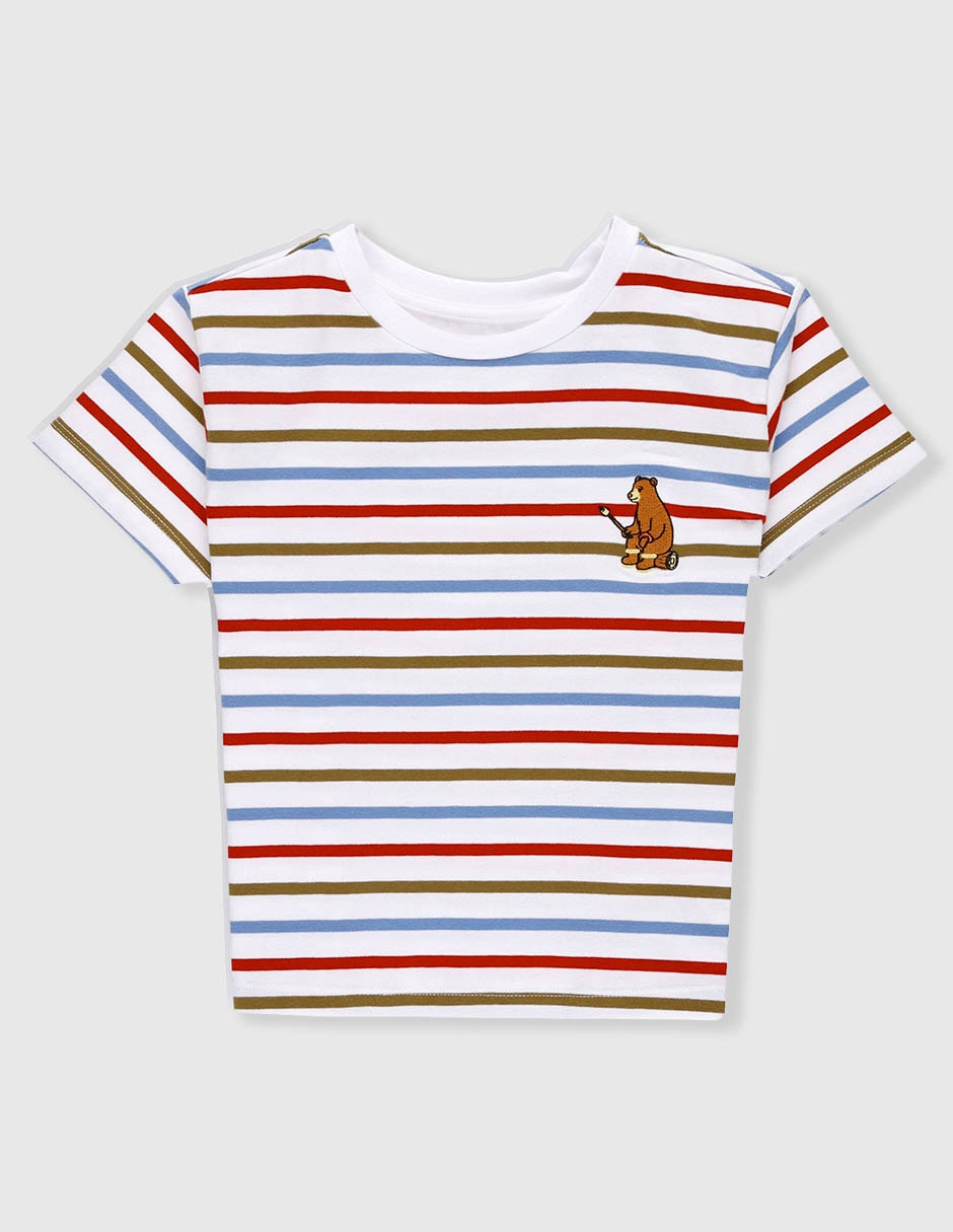 Playera manga corta para niña