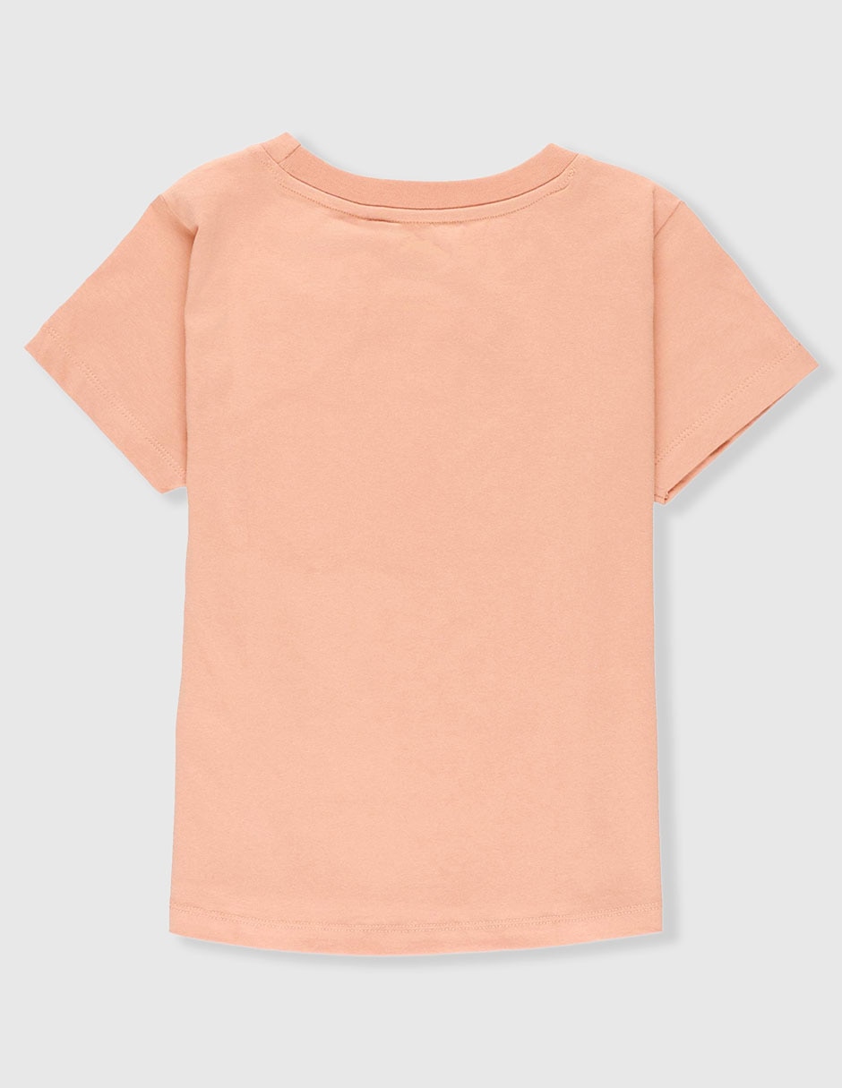 Playera manga corta para niña