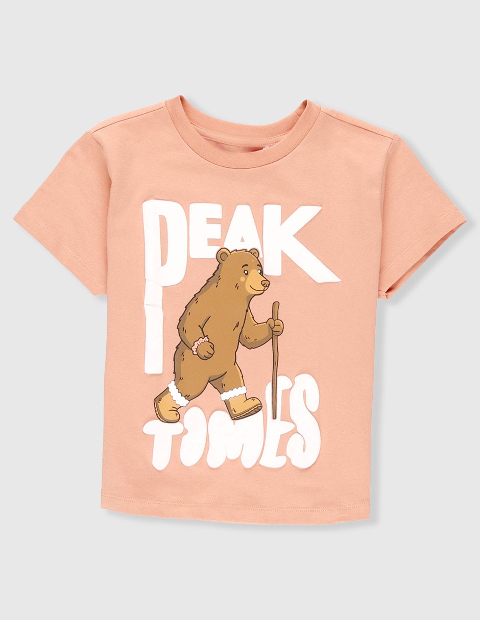 Playera manga corta para niña 3