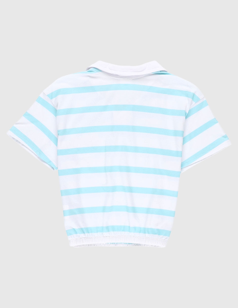 Playera Stitch manga corta para niña 4