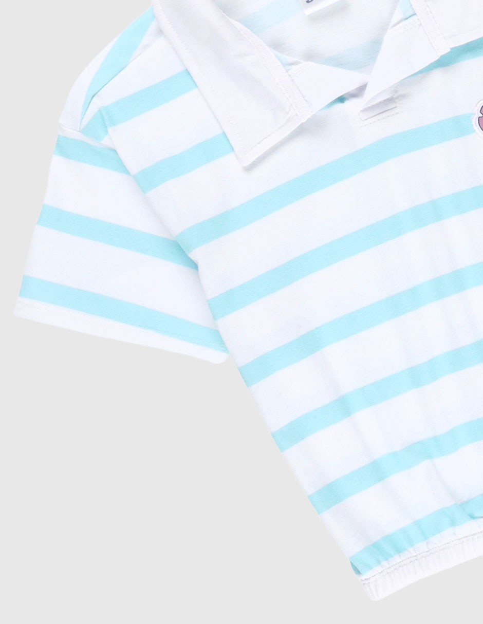 Playera Stitch manga corta para niña 2