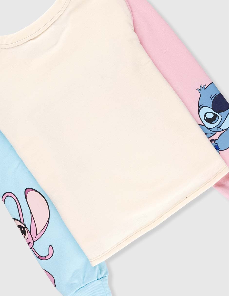 Sudadera Disney Dtr Lilo & Stitch Stitch y ángel para niña