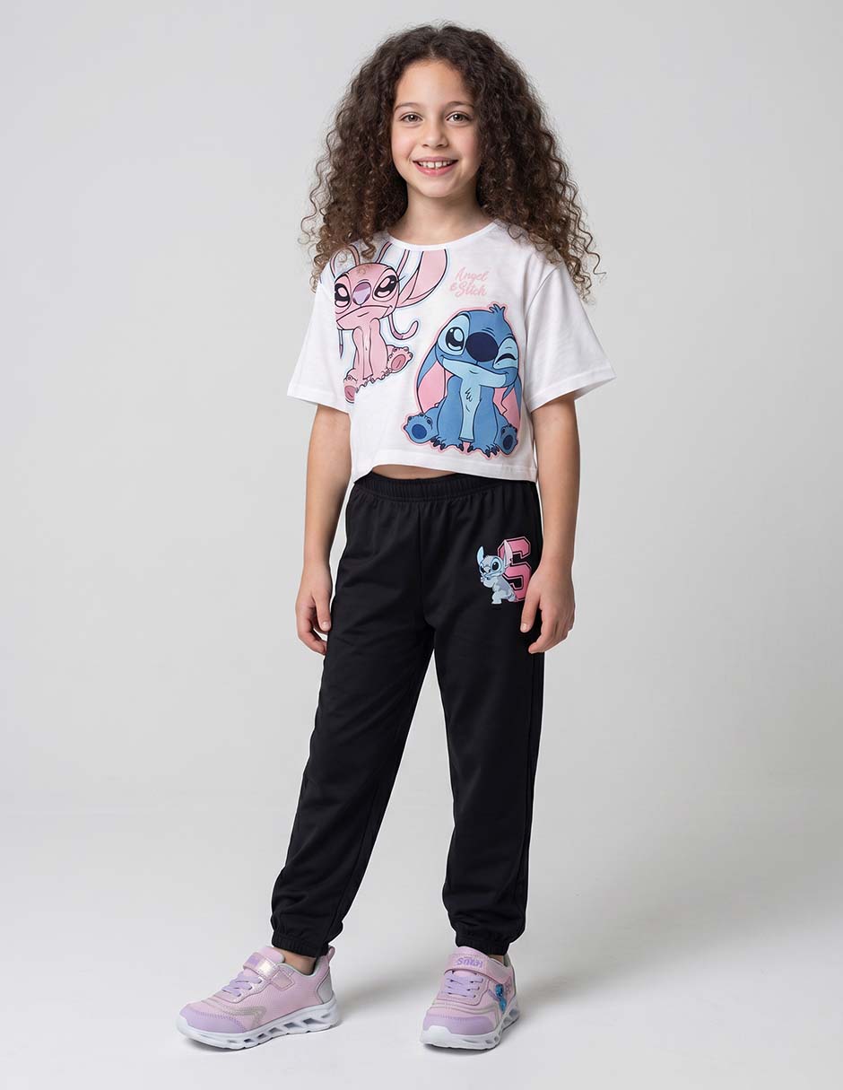 Playera manga corta para niña