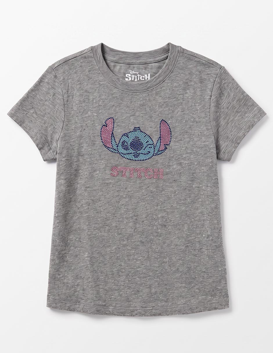 Playera Stitch manga corta para niña 2