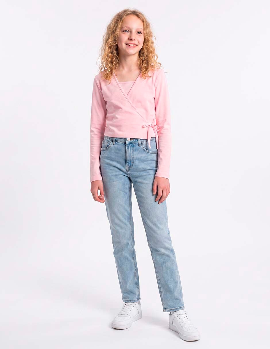 Playera manga larga para niña 5
