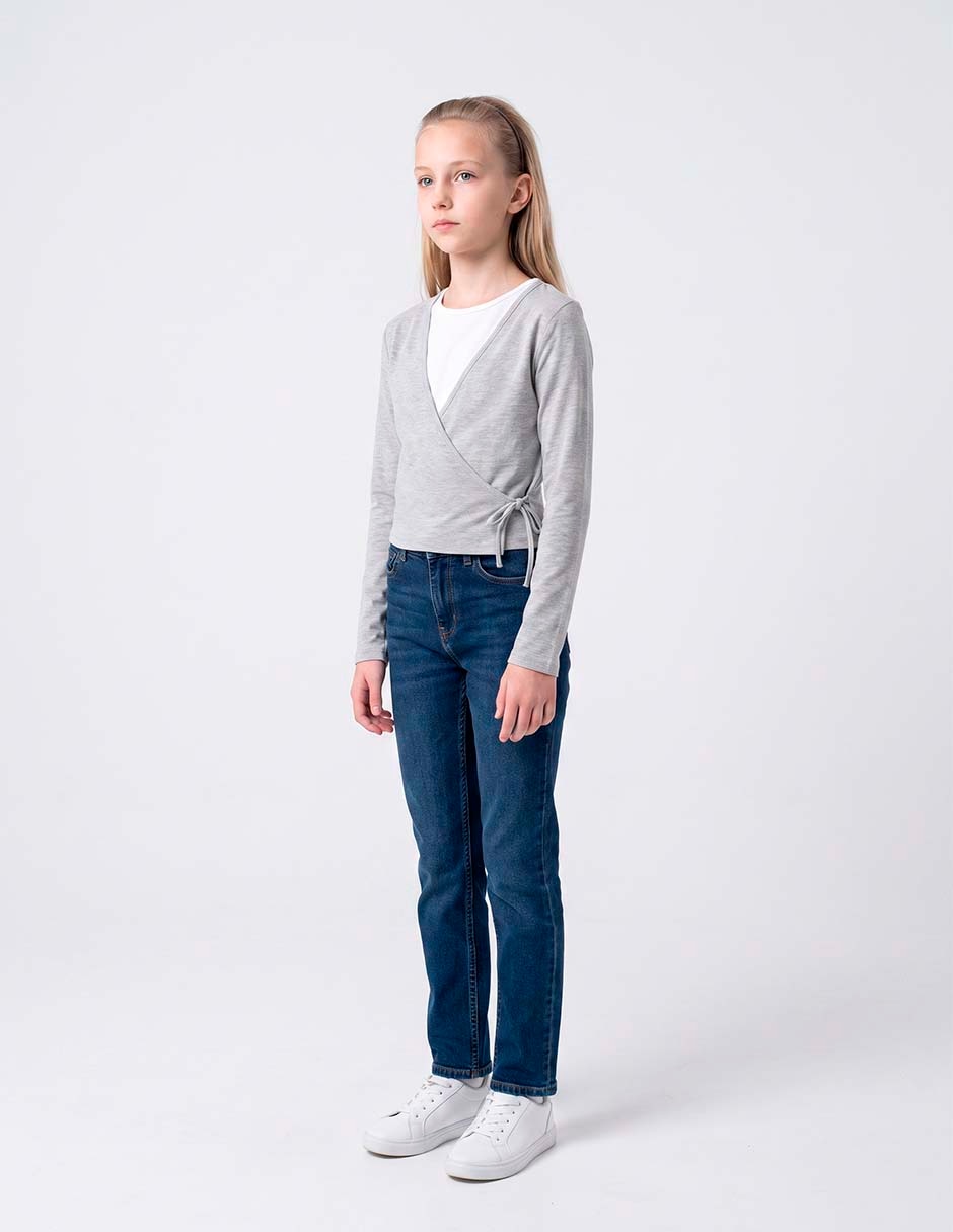 Playera manga larga para niña 5