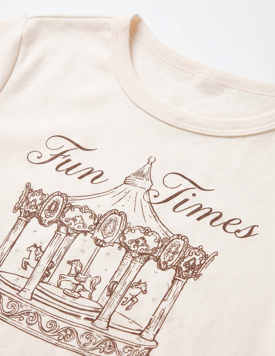 Playera manga corta para niña 2