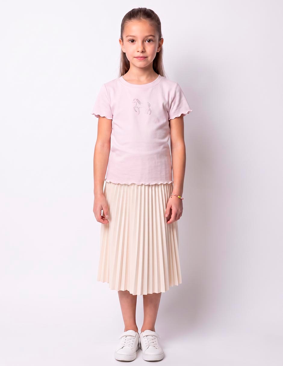 Playera manga corta para niña Playera manga corta para niña