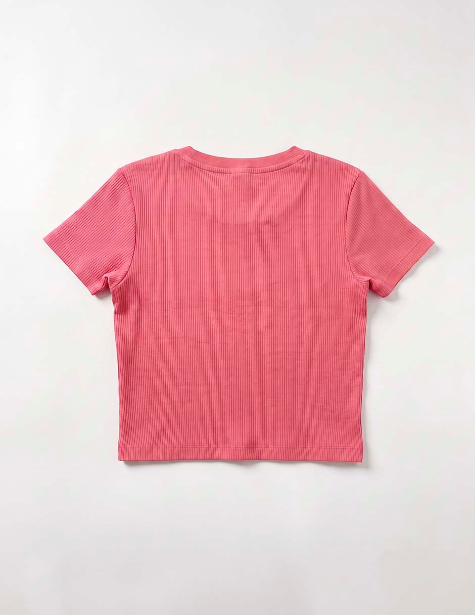 CAMISA MOSSIMO PRETEÑIDO RAYAS M CORTA 2