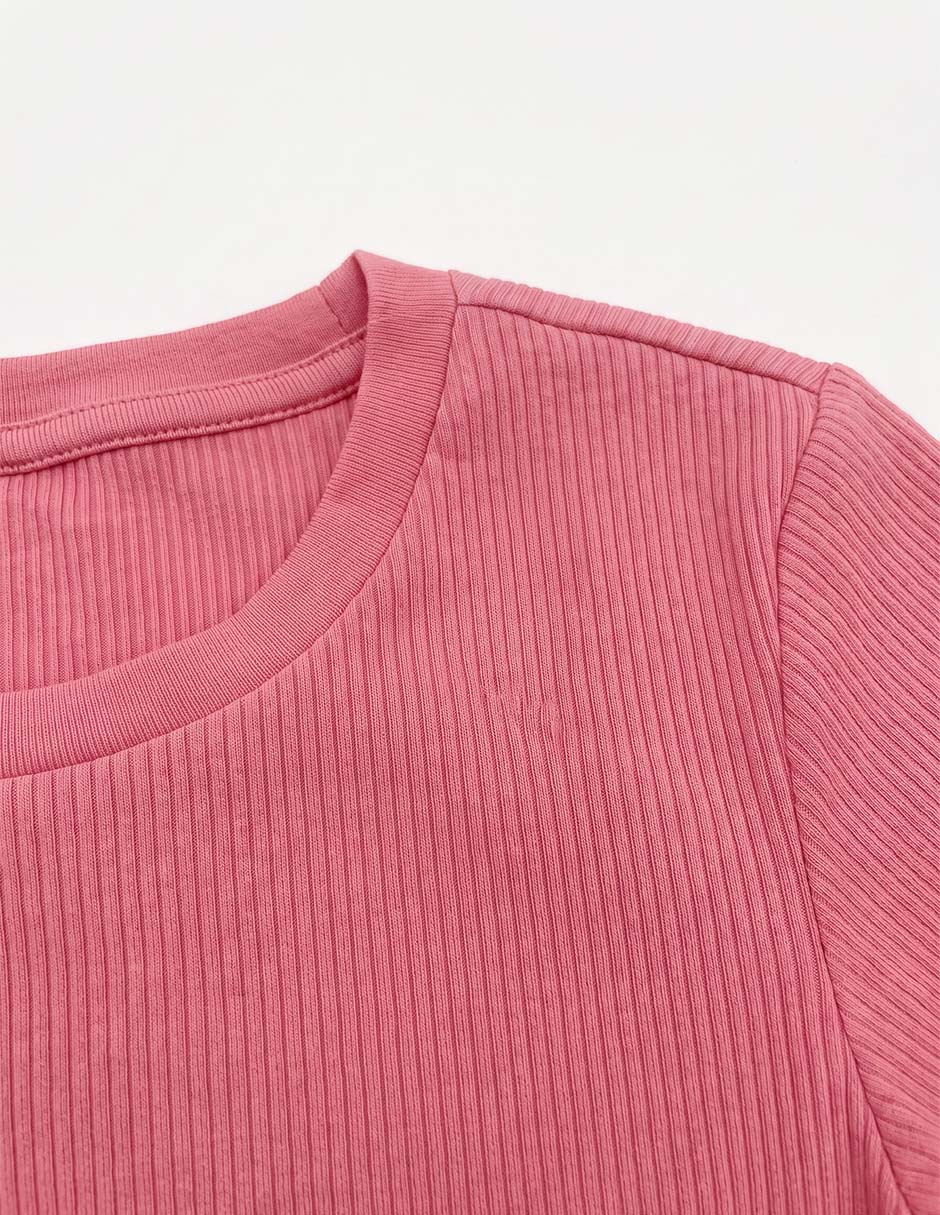 CAMISA MOSSIMO PRETEÑIDO RAYAS M CORTA 3
